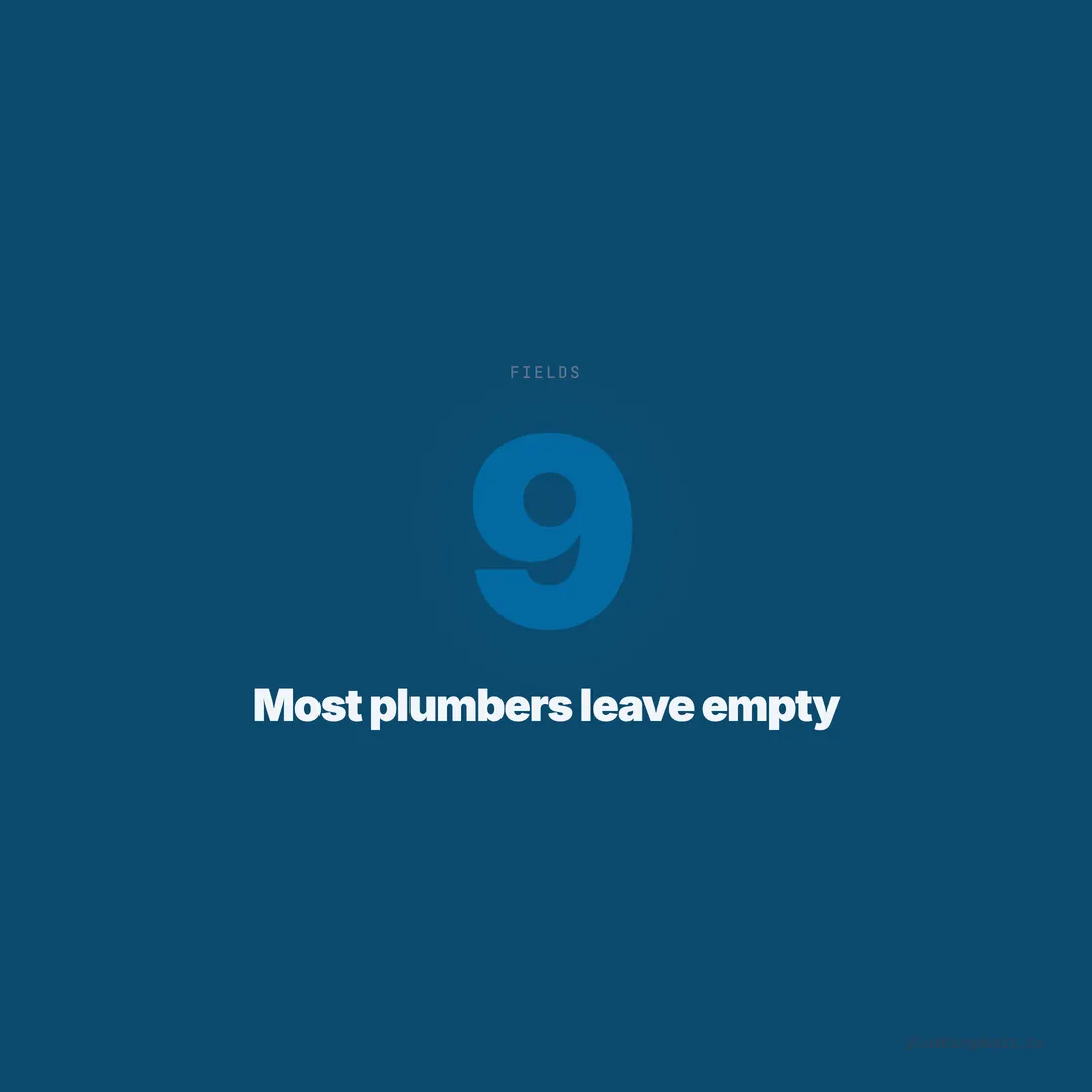 Plumbing Google Business Profile: 9 Fields Most Plumbers Leave Empty