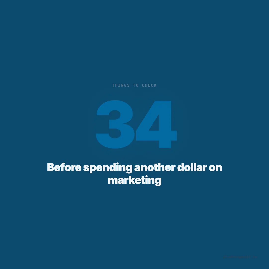 The Plumbing Website Checklist: 34 Things to Check Before You Spend Another Dollar on Marketing